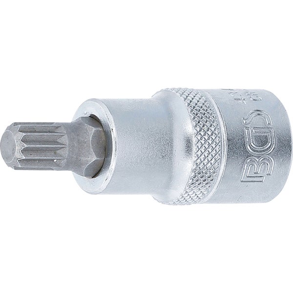 BGS Bit-Einsatz Antrieb Innenvierkant 12,5 mm (1/2) Innenvielzahn (für XZN) M9 - 4349