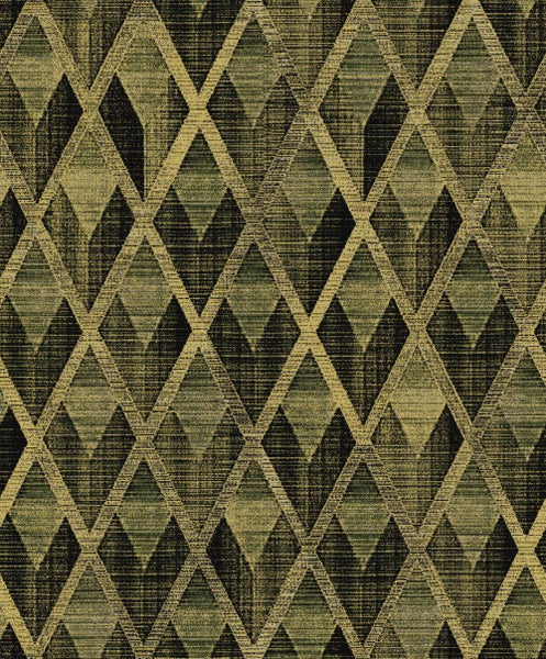 Masureel Tapete geometrisches Motiv Gelb - 53 cm x 10.05 m - 630092