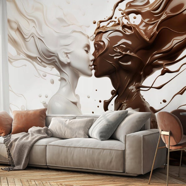 Fototapete Abstrakt Frau Wohnzimmer Vlies Tapete 400x280 cm