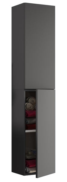 Holz Badmöbel Bad Hochschrank Badschrank Lendas