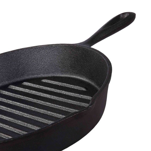 Grillpfanne aus Gusseisen mit Griff