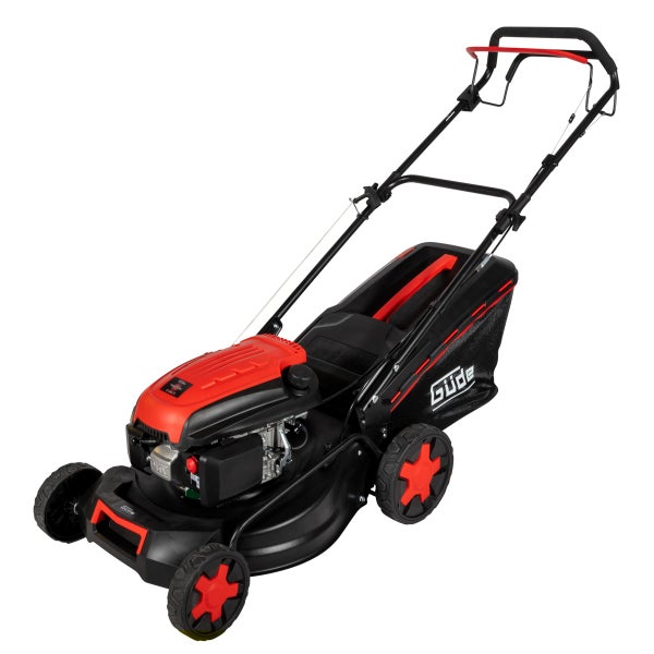 Benzinrasenmäher mit Fangkorb