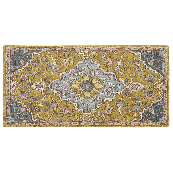 Dekorativer Teppich mit floralem Muster