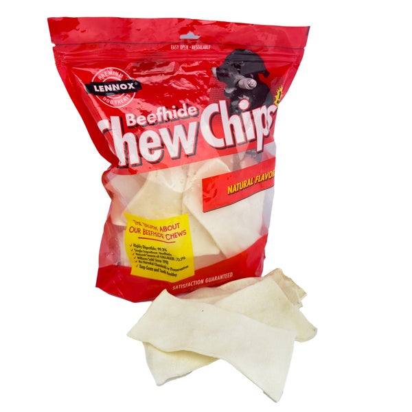 Lifebound - Hundesnack: Rinderhaut-Chips mit natürlichem Geschmack für Hunde – (3 Packungen á 453,5 g)