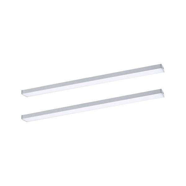 LED Unterschrankleuchte Inline Erweiterungsset Tunable White 2x4W 350x26mm 2x350lm 24V Chrom matt