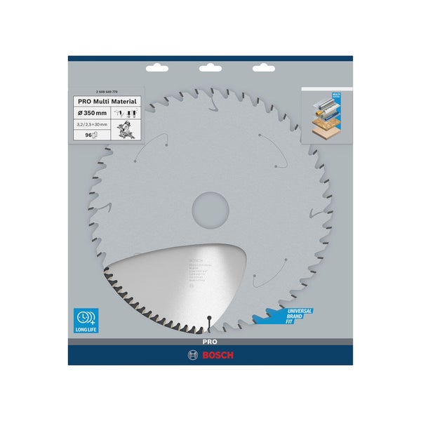 Bosch PRO Multi Material Kreissägeblatt 350 x 3,2 x 30 mm - 2608640770