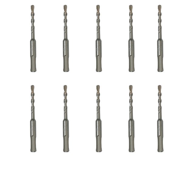 Zehn Bohrer für Bohrmaschinen
