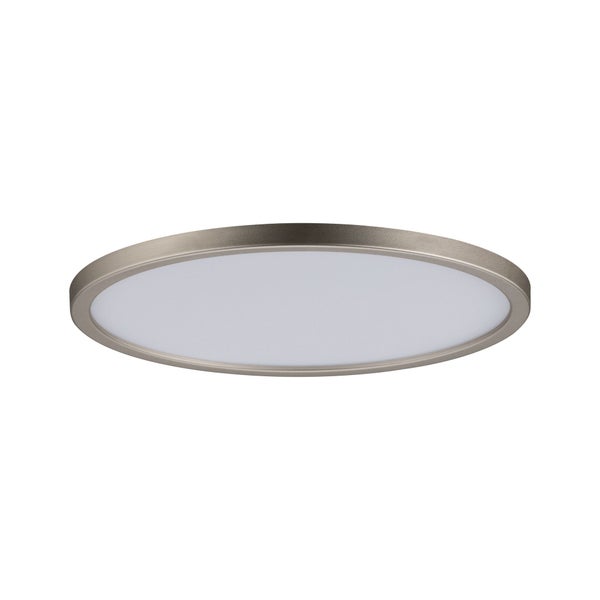 LED Einbaupanel Areo IP44 rund 180mm 11W 770lm 3000K Nickel matt dimmbar