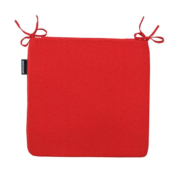 Sitzkissen Panama rot - Ca. 40x40 cm - 4er-Set