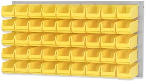 PROREGAL Trägersystem Graue Systemplatte für Sichtlagerboxen HxBxT 50 x 100 x 2 cm Trägerplatte Wandhalterung Kleinteileaufbewahrung