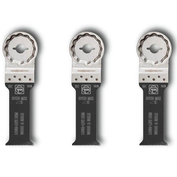 Fein 3x E-Cut Long-Life Sägeblatt StarlockMax 32 mm - 63502201220