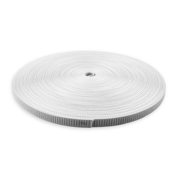 DIWARO. Rollladengurt | Gurtbreite 16 mm | Gurtstärke 1,2 mm | mit Schonkante | grau | 50 m Rolle