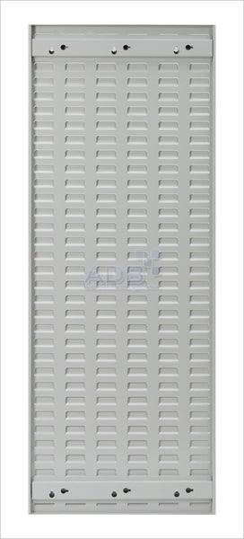 PROREGAL Orthogonale Schlitzplatte HxB 117,7 x 45,6 cm Lichtgrau