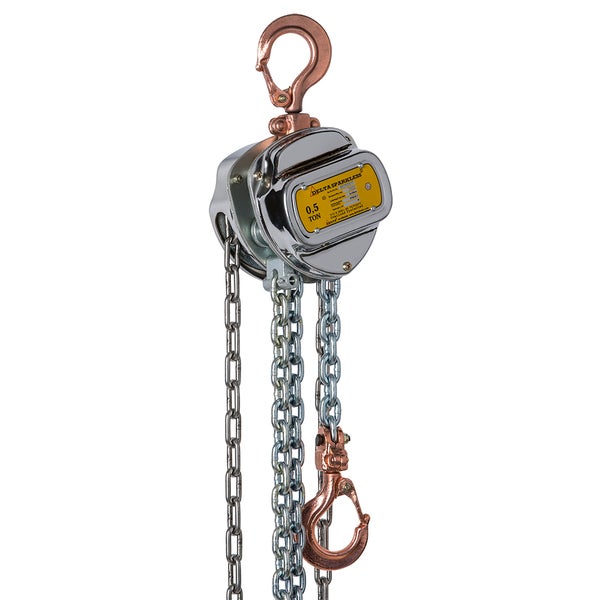 Delta Sparkless Funkenarmer Stirnradkettenzug ATEX Zone 1 Tragkraft 0,5t Länge 3,0m