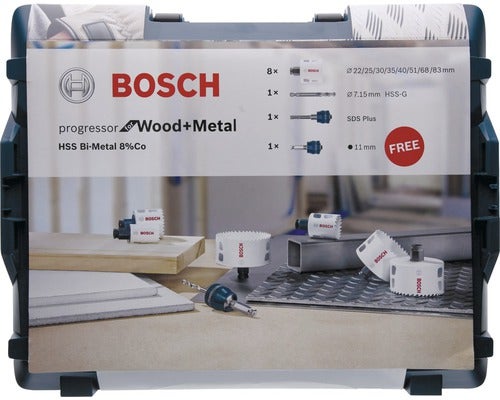 Lochsägen-Set 11-tlg. Progressor for Wood&Metal