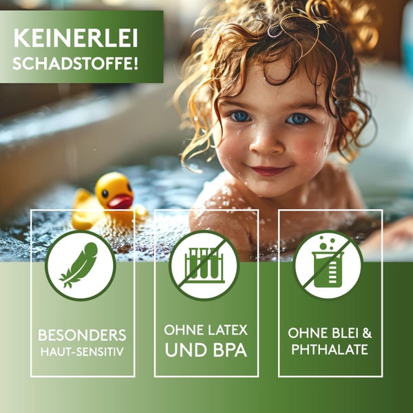 SilverRack Badewannenmatte 100x40 cm (Babyblau) - Antirutschmatte Badewanne BPA frei für Kinder und Babys - Duschmatte schimmelresistent & maschinenwaschbar - Badematte rutschfest