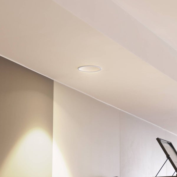 Arcchio LED Einbaustrahler Niria (Modern) in Weiß aus Aluminium (1 flammig, ) - HV-Einbaustrahler Einbauleuchte Wohnzimmerleuchte