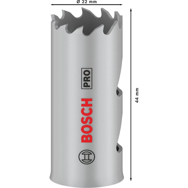 Bosch PRO Multi Material Lochsäge 22 mm mit Gewinde - 2608901496