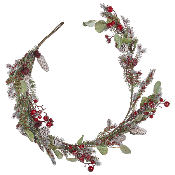 Weihnachtsgirlande IRUN 150 cm Rot