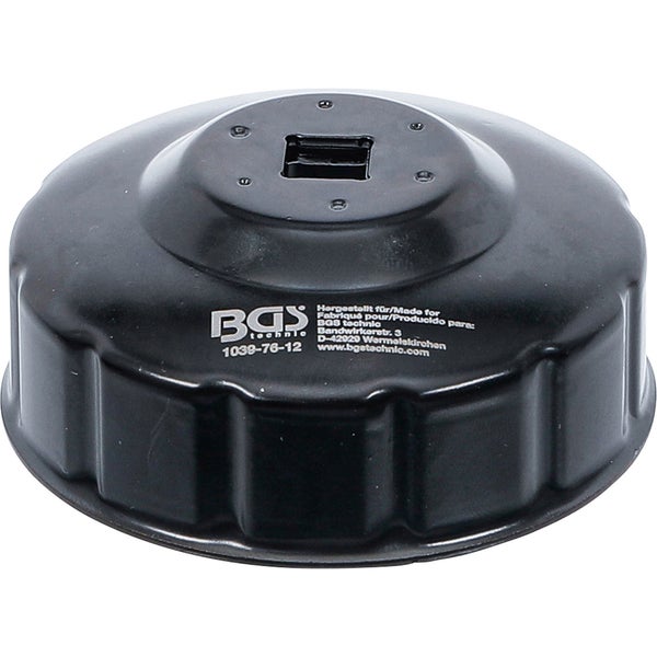 BGS Ölfilterschlüssel Zwölfkant Ø 76 mm für Fiat / Mercedes-Benz / Renault - 1039-76-12