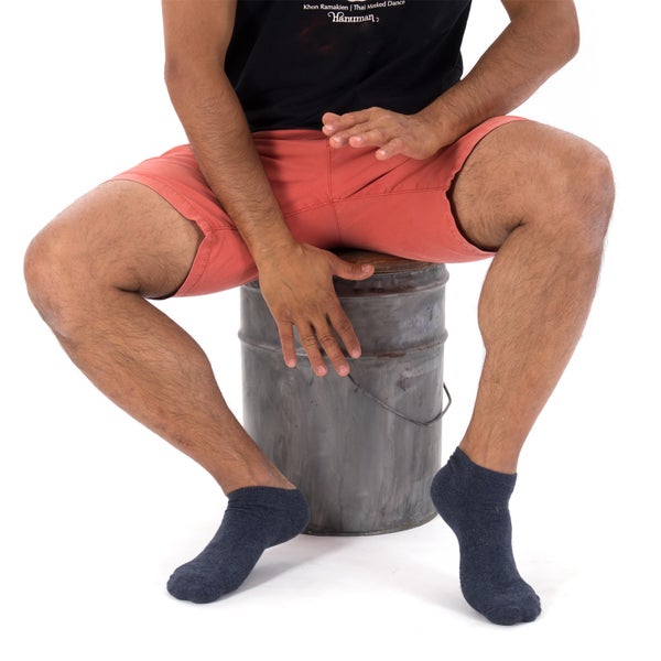 Beistelltisch  BARREL Metall rund mit Holzplatte