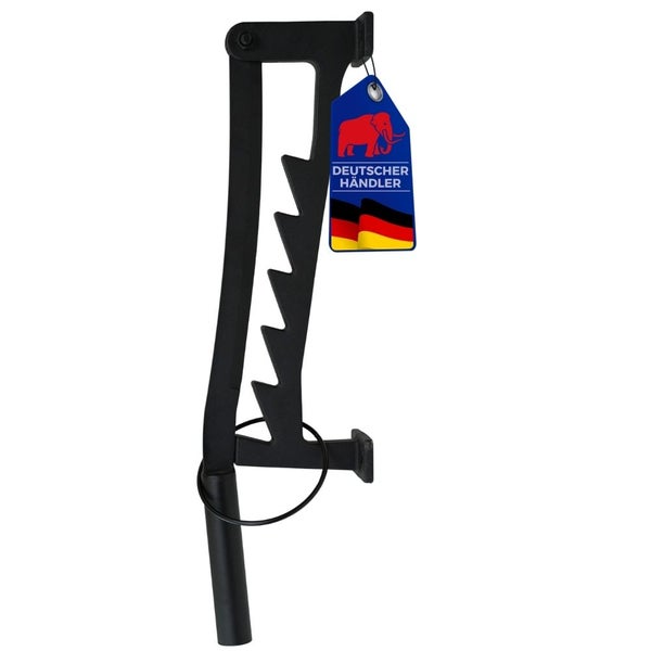 Forstwerkzeug Sappie aus Stahl mit Haltevorrichtung