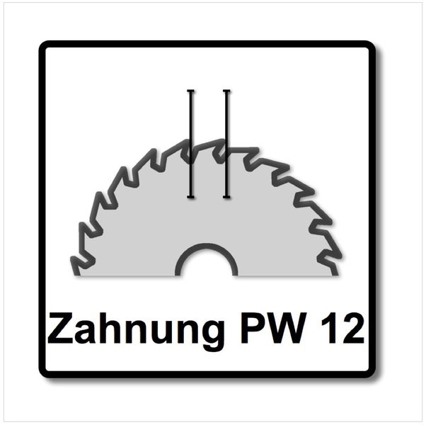 Festool Panther Kreissägeblatt PW12 Holz 160 x 1,8 x 20 mm 160 mm 12 Zähne ( 500460 ) HKC TS