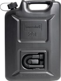 Kraftstoffkanister PROFI 20l schwarz HDPE L350xB165xH495mm HÜNERSDORFF