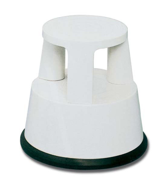 Trittschemel aus Kunststoff mit Gummifüßen für sicheren Stand