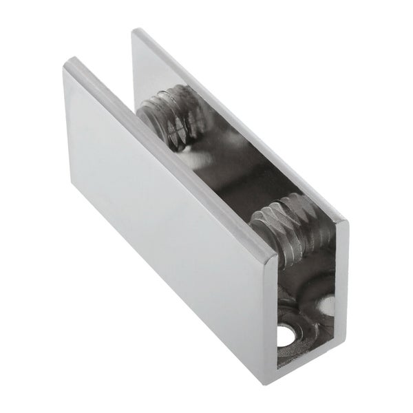 Glasklemmhalter aus Metall zur Wandbefestigung für Glasböden