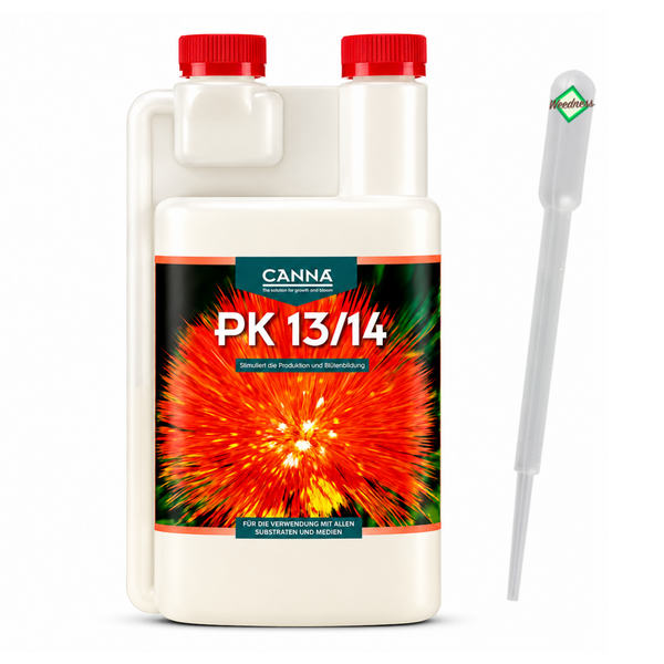 Canna PK 13 14 Blütedünger Flasche mit Pipette zur Förderung der Blütenbildung für alle Substrate