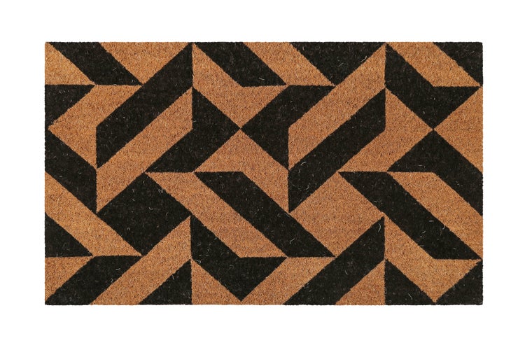 Fußmatte aus Kokosfaser Natur Schwarz Mainstage WECONhome 40x60 cm