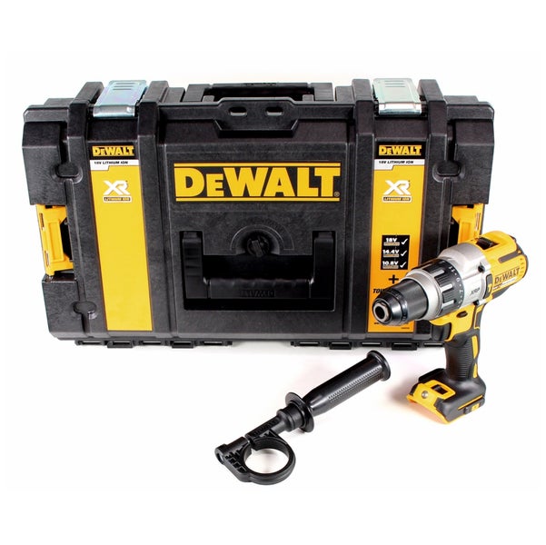 DeWALT Akku-Schlagbohrschrauber 18 Volt inklusive Transportkoffer und Zusatzhandgriff.