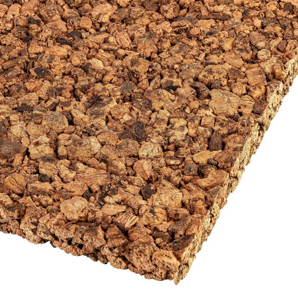 Korkplatte aus grober Korkrinde für Wand- oder Dämmzwecke