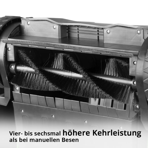 Kehrwalze mit Bürsten für eine Kehrmaschine