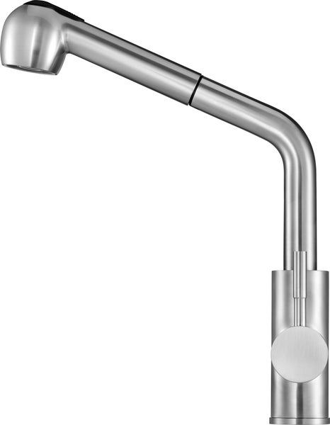 Küchenarmatur Steely, chrom 360°, 31cm, Wasserhahn, Spültischarmatur, Mischbatterie