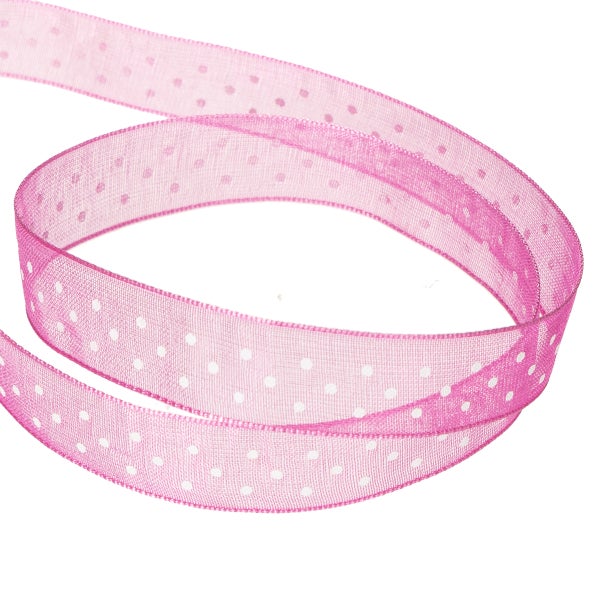 Dekoratives Geschenkband mit Punktmuster