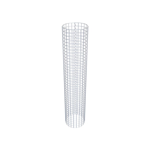 Gabionensäule Durchmesser 37 cm MW 5 x 5 cm rund - Höhe: 190 cm