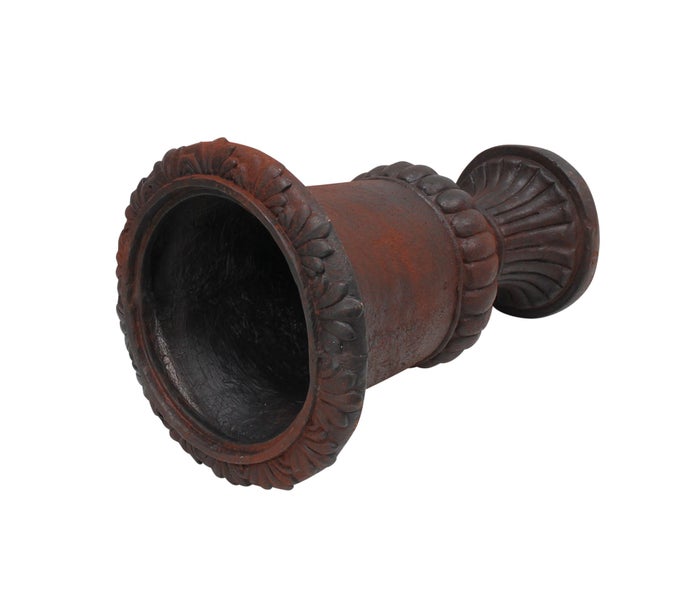 FRANK FLECHTWAREN | Pflanzer Rustic Amphore, MAGNESIUMOXID, KUNSTSTOFF, 35 x 35 x 50 cm