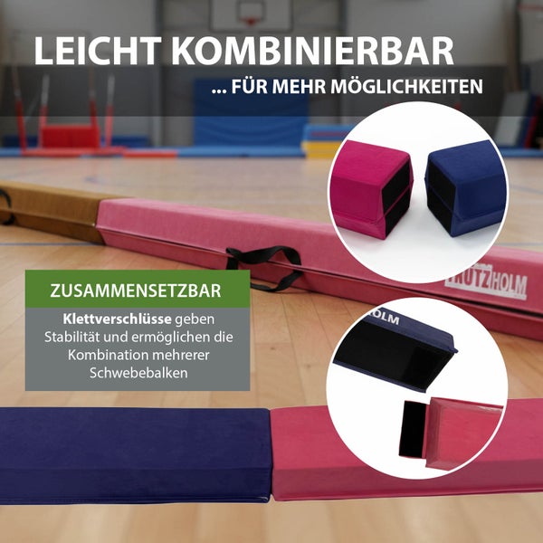 Eck-Gartenlounge-Set aus Holz mit hellbraunen Sitz- und Rückenpolstern sowie einem rechteckigen Couchtisch vor einer Steinwand.