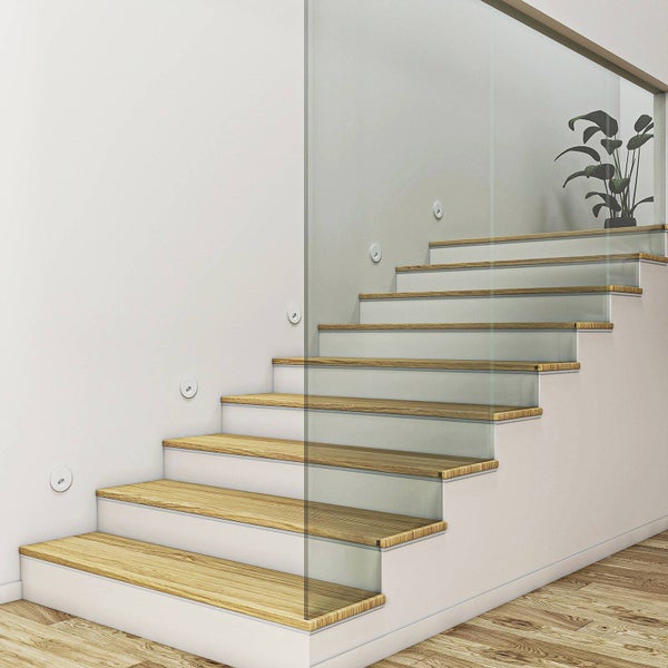 Arcchio LED Wandeinbaustrahler Vexi (Modern) in Weiß aus Aluminium (1 flammig, ) Wohnzimmerleuchte