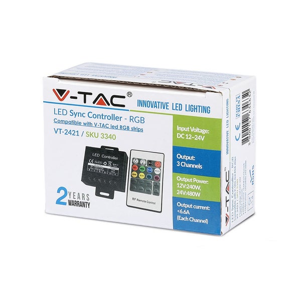 V-TAC LED Sync Controller RGB in der Verpackung