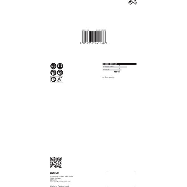 Bosch 10x Expert M480 Schleifnetz für Schwingschleifer 115 x 230 mm G 320 - 2608900768