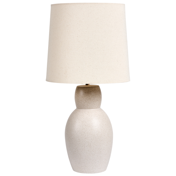 Tischleuchte DEDURU Keramik Beige