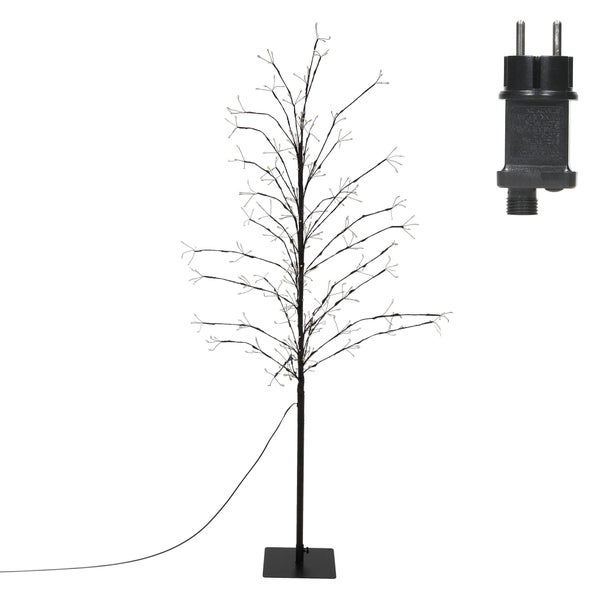 ECD Germany LED-Baum 150 cm mit 360 warmweißen LEDs, Lichterbaum mit Timer, Leuchtbaum Innen & Außen IP44, Beleuchteter Dekobaum, Baum mit Beleuchtung für Weihnachten, Flexibel Zweige, Weihnachtsdeko