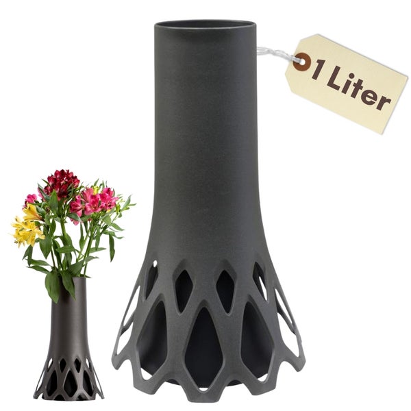 Dekorative Vase mit offenem Design und einem Fassungsvermögen von einem Liter