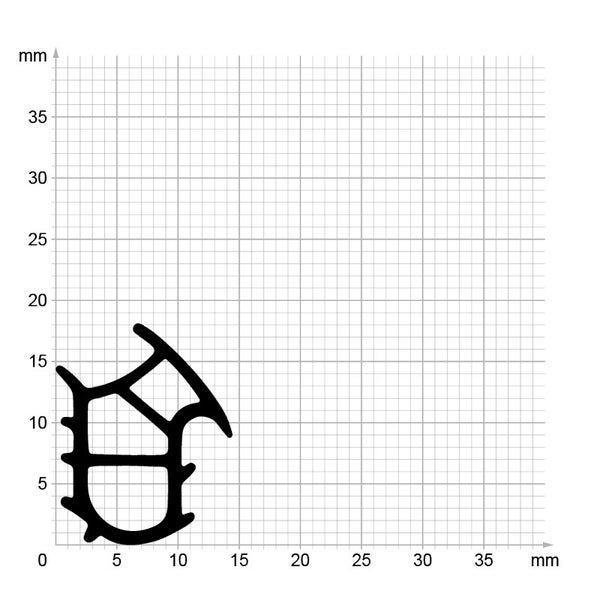 DIWARO. | Stahlzargendichtung SZ018 | weiß | 5 Meter