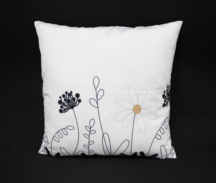 FRANK FLECHTWAREN | Kissenhülle Blümchenwiese, POLYESTER, 45 x 45 cm