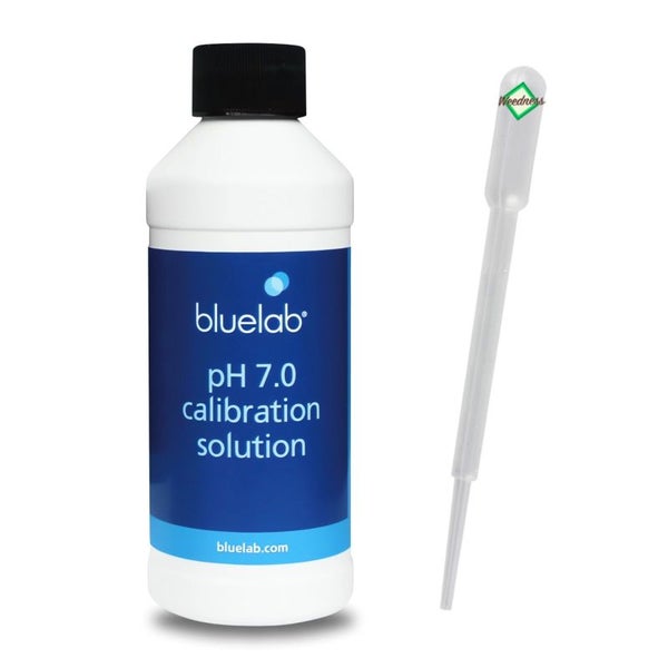 Bluelab pH-Kalibrierlösung 7.0 – 250 ml für präzise, einfache und zuverlässige pH-Messungen, kompatibel mit allen pH-Messgeräten