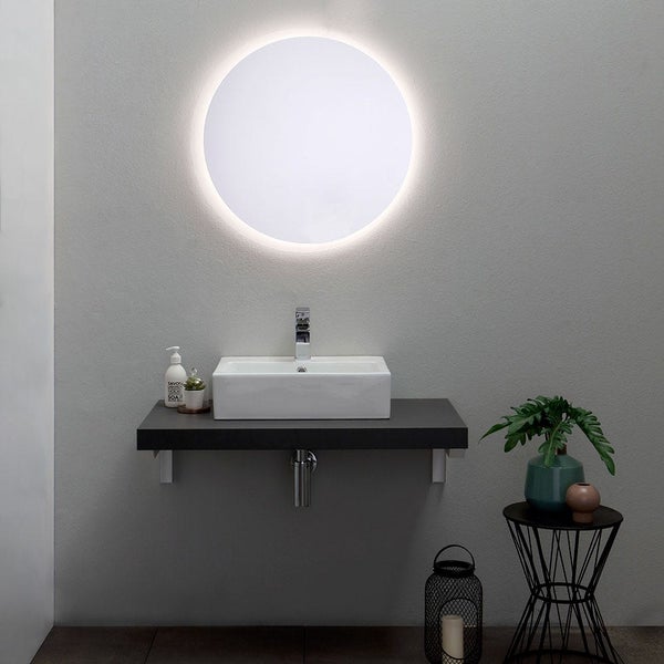 Runder Hintergrundbeleuchteter Spiegel mit LED-Licht Durchmesser 70 cm